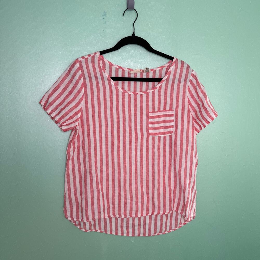 Christian Siriano Striped Pocket shirt M
